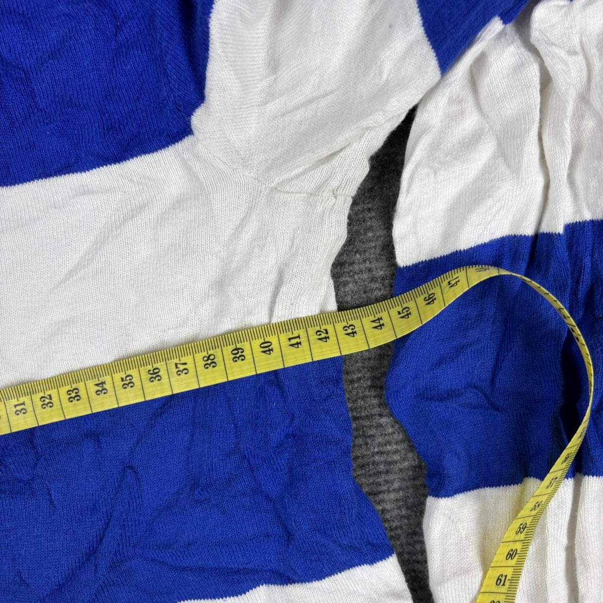 Ralph Lauren Sport Boat Neck Jumper Women's Small Blue White Striped Knit