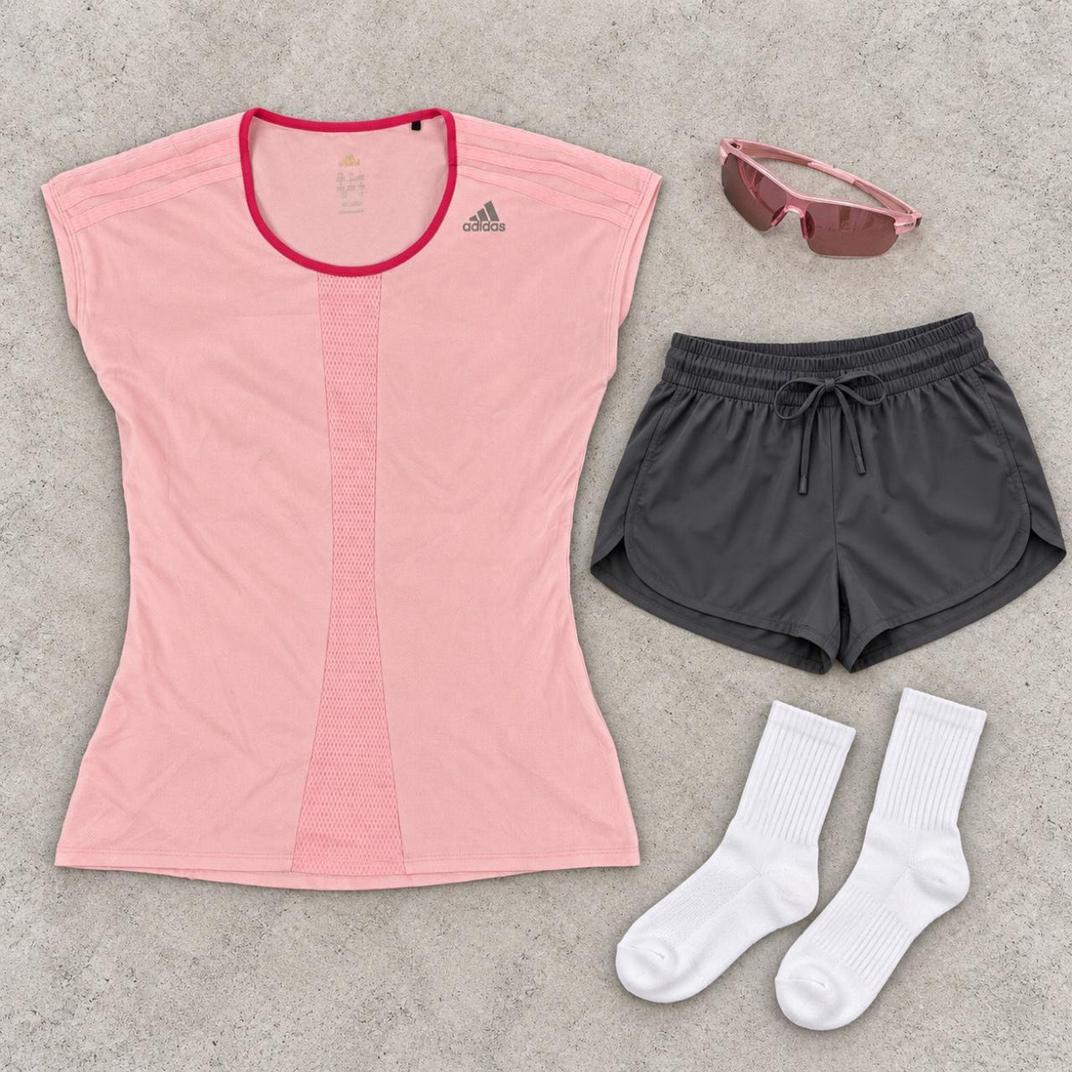 y2k Adidas Climalite Tank Top Women's Small Pink Petite Activewear