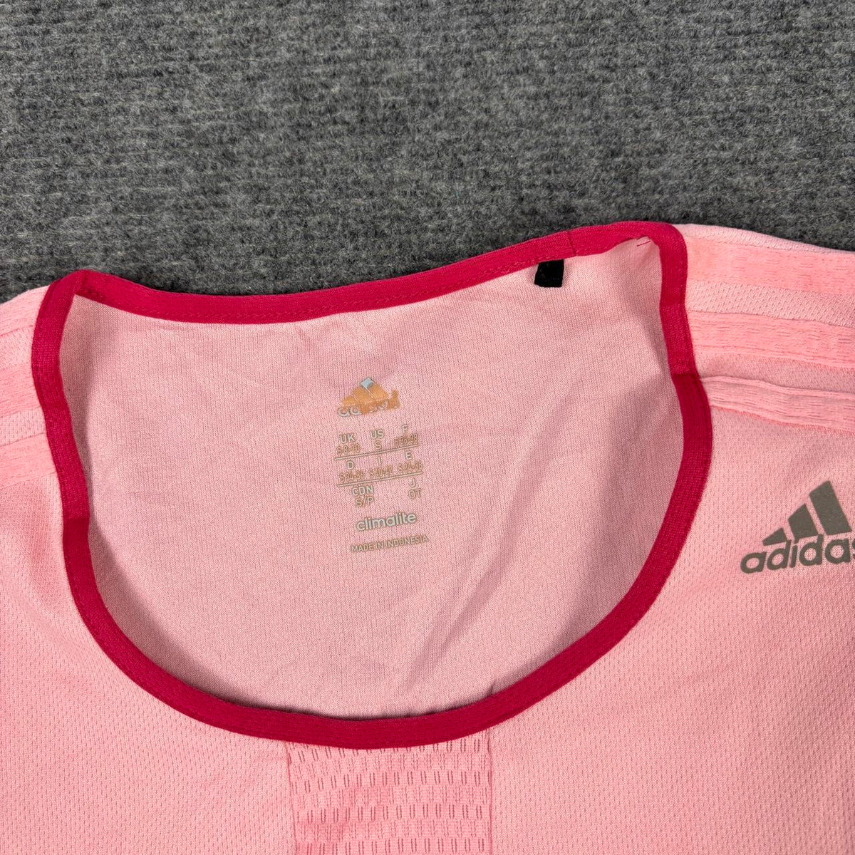 y2k Adidas Climalite Tank Top Women's Small Pink Petite Activewear