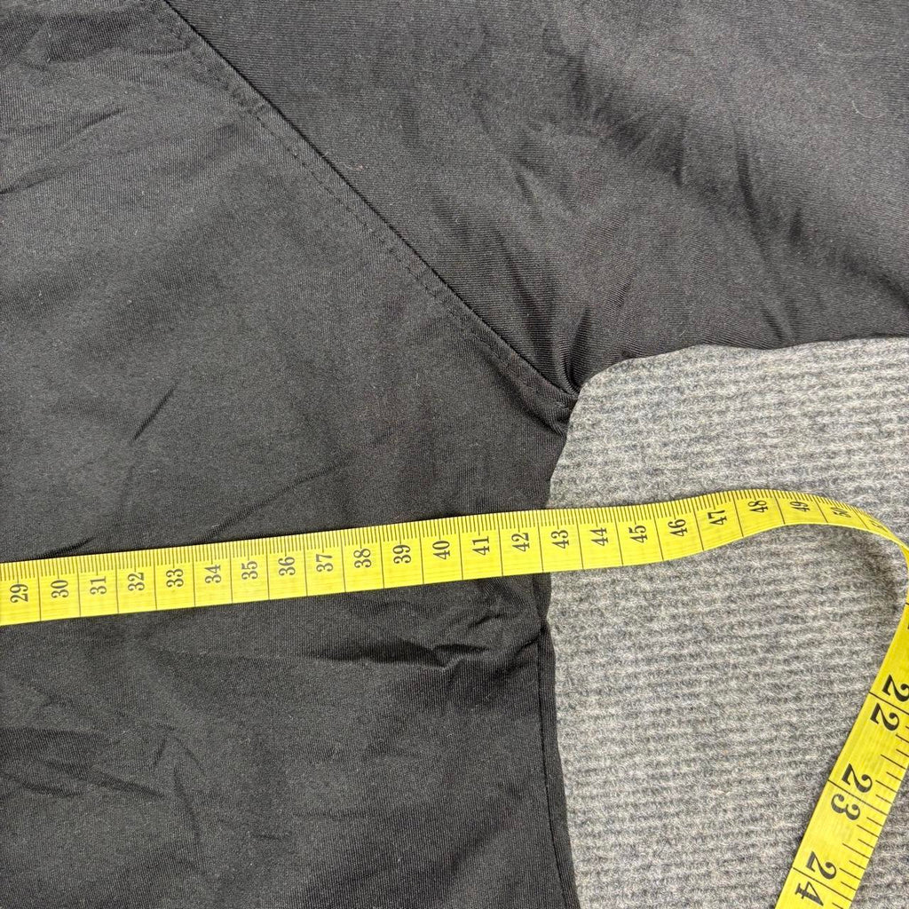 2000s Nike Jacket Women's XS Black Arm Tape Logo Full Zip