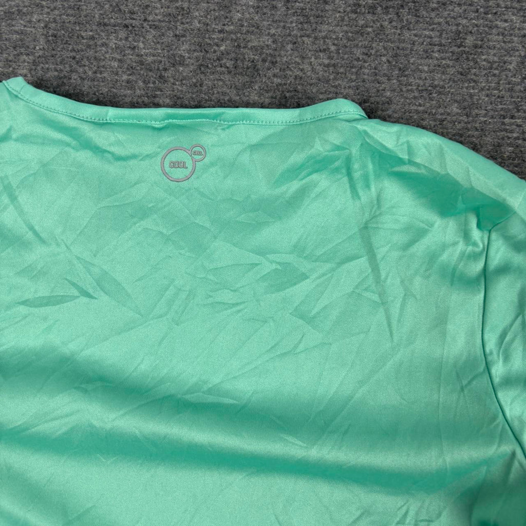 Puma Activewear Top Women's XS Green Cool Cell Japan Stock y2k Style