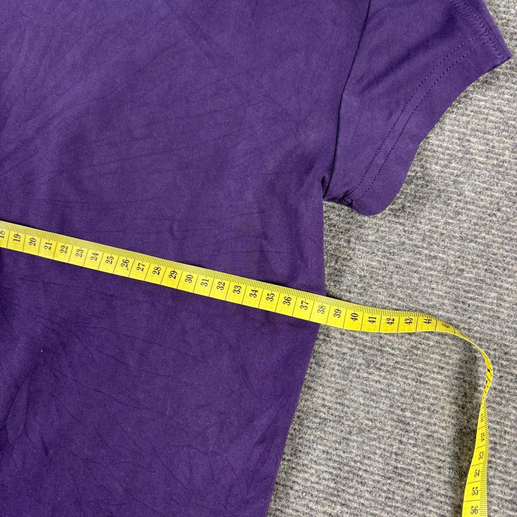 y2k Adidas Scoop Neck Top Women's Small Purple Petite Activewear