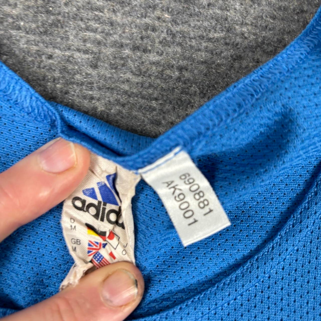 Vintage y2k Adidas Climalite Tank Top Men's Small Blue Run Activewear
