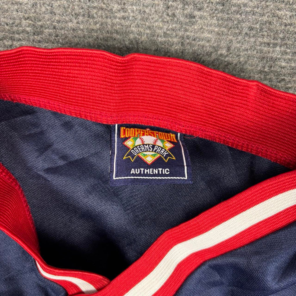 Vintage Cooperstown Little League Baseball Jersey Men's Medium Navy Satin Style