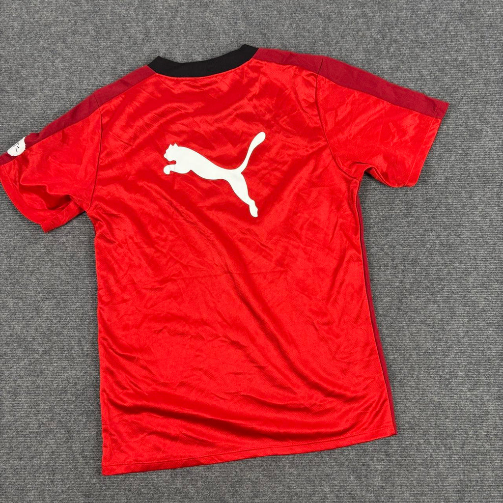 Puma Japan Dry Cell V-neck Jersey Women's XS Red Activewear T-shirt