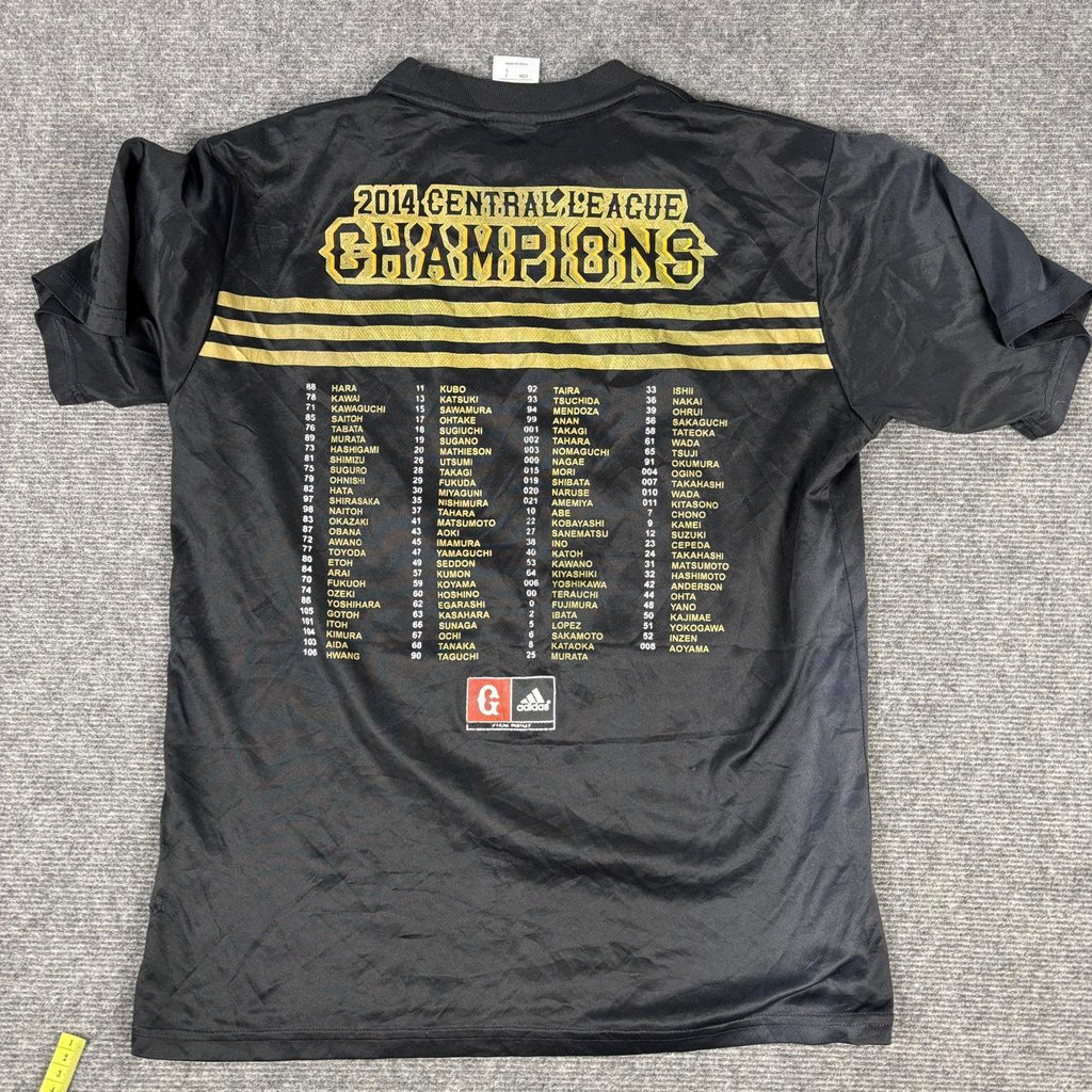 Adidas Tokyo Giants Japan Champions T-shirt Men's Large Black Activewear