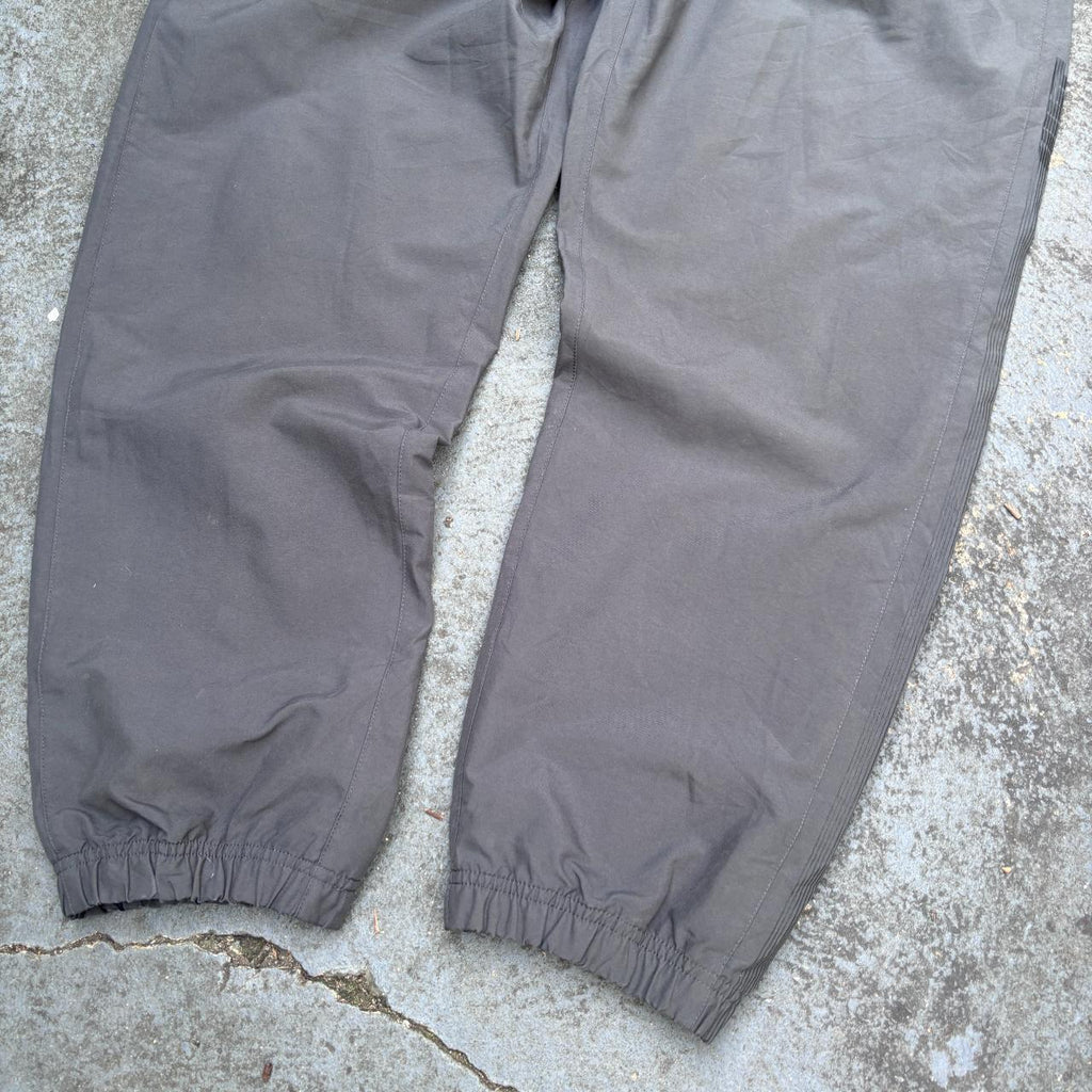 Vintage Y2K Nike Track Pants Tagged XXL Grey Black Detail Spell Out Windbreakers