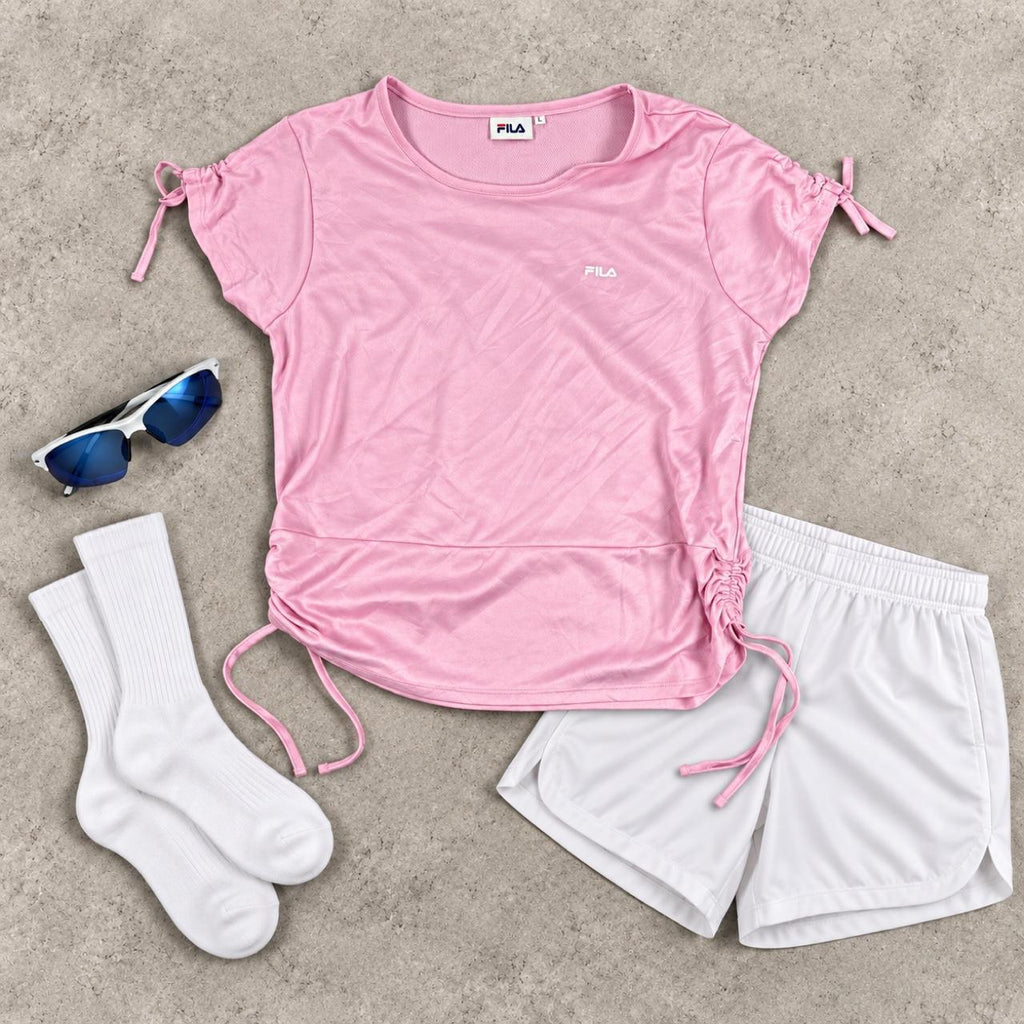 Vintage y2k Fila Activewear Top Women's Small Pink T-shirt
