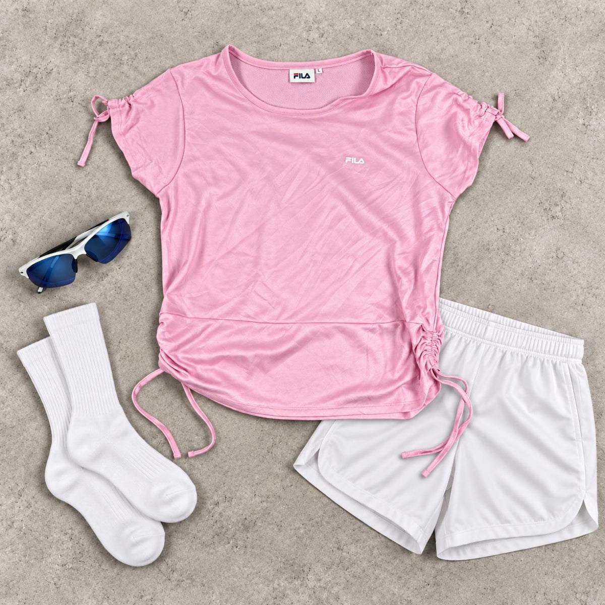 Vintage y2k Fila Activewear Top Women's Small Pink T-shirt