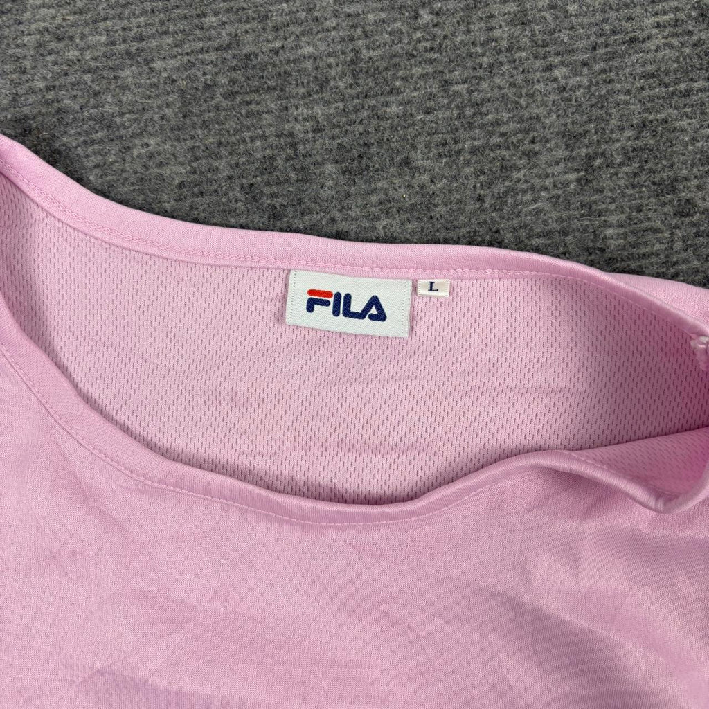 Vintage y2k Fila Activewear Top Women's Small Pink T-shirt