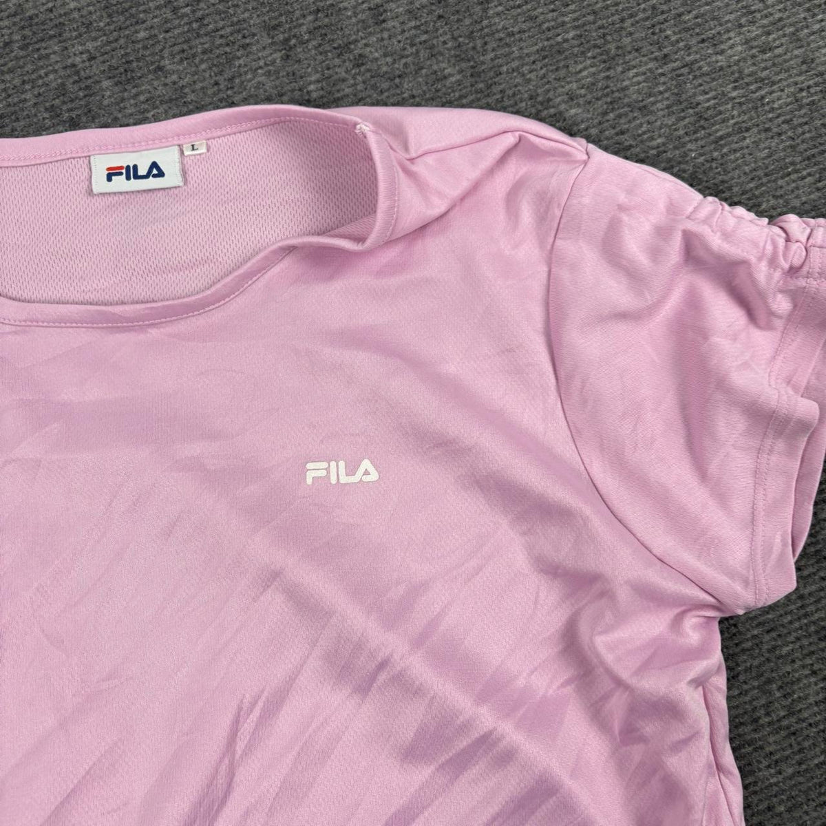 Vintage y2k Fila Activewear Top Women's Small Pink T-shirt