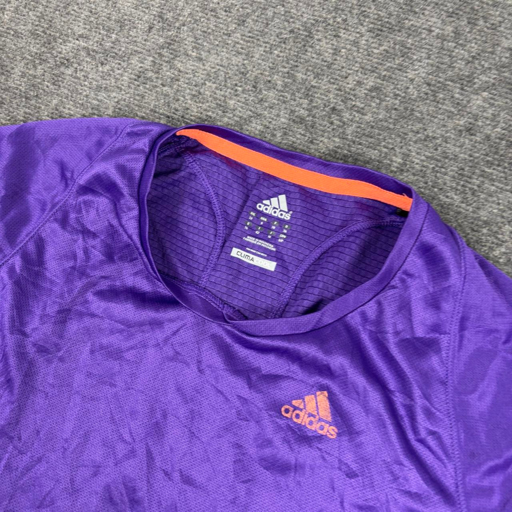 Adidas Climacool Activewear Top Women's XS Purple Petite Activewear y2k Style