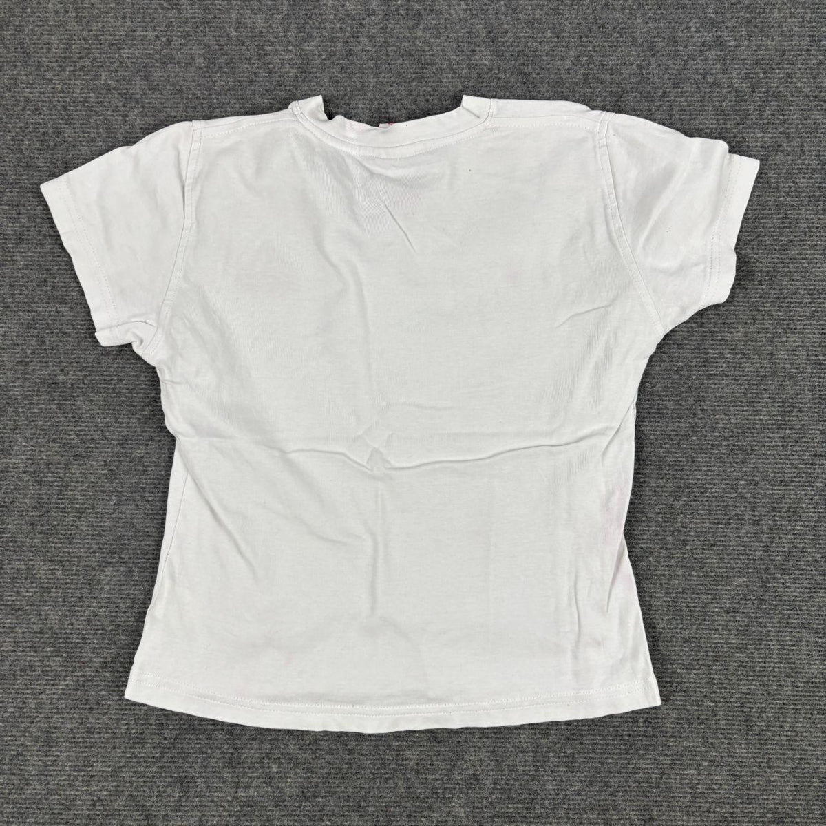 y2k style Adidas Cropped baby Tee Women's XS White Pink Activewear Top
