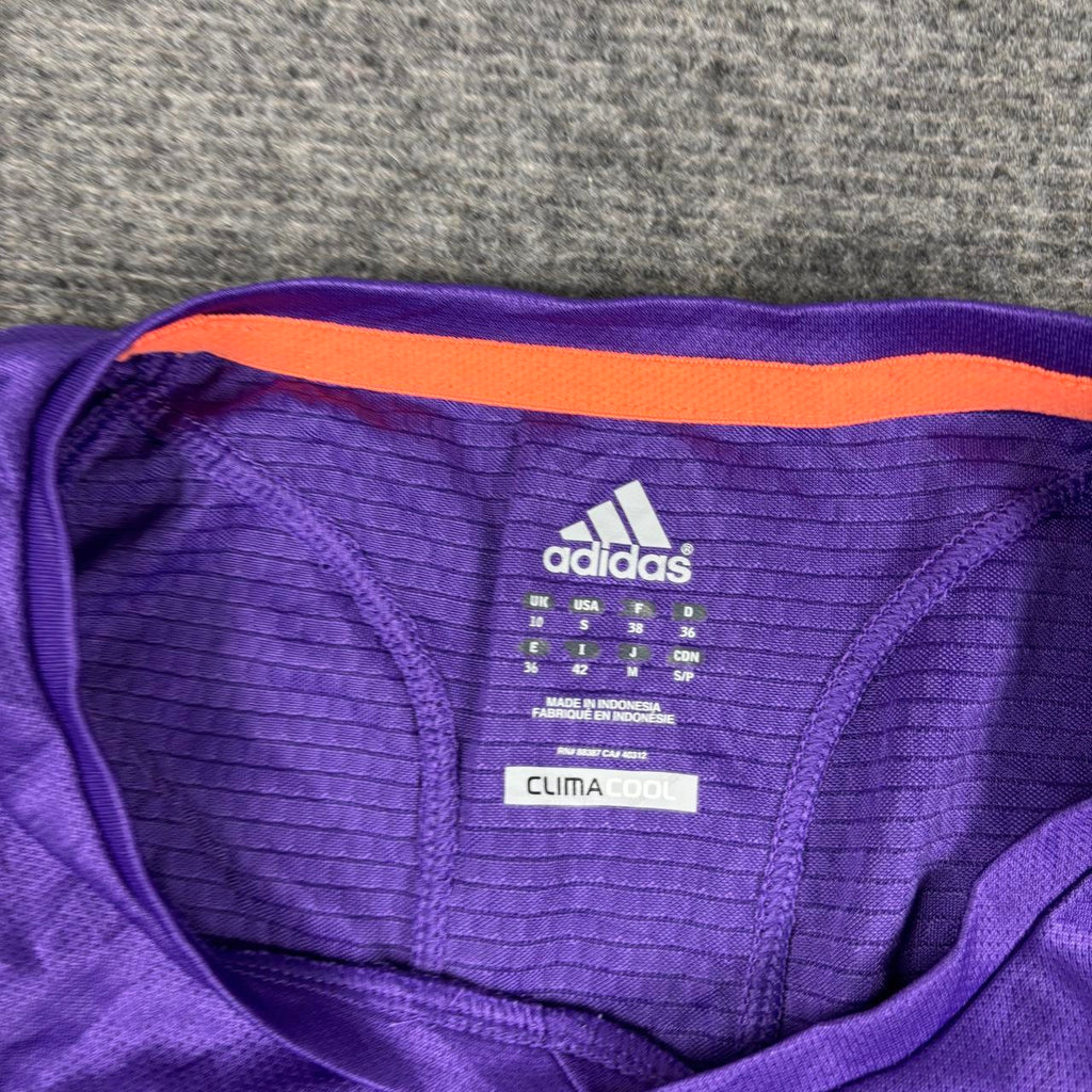 Adidas Climacool Activewear Top Women's XS Purple Petite Activewear y2k Style