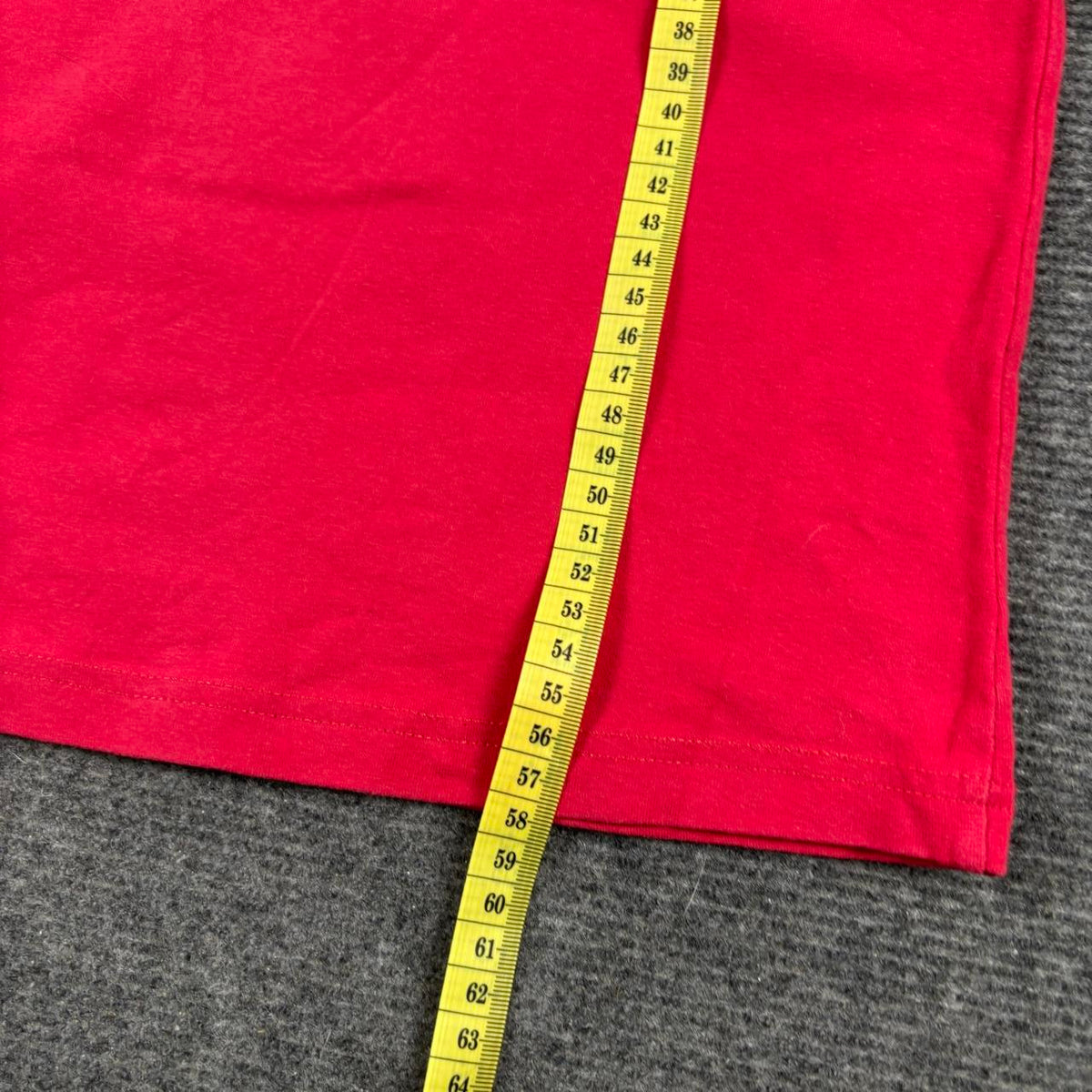 y2k Hilfiger Denim V-neck Top Women's Small Red Stretch T-shirt