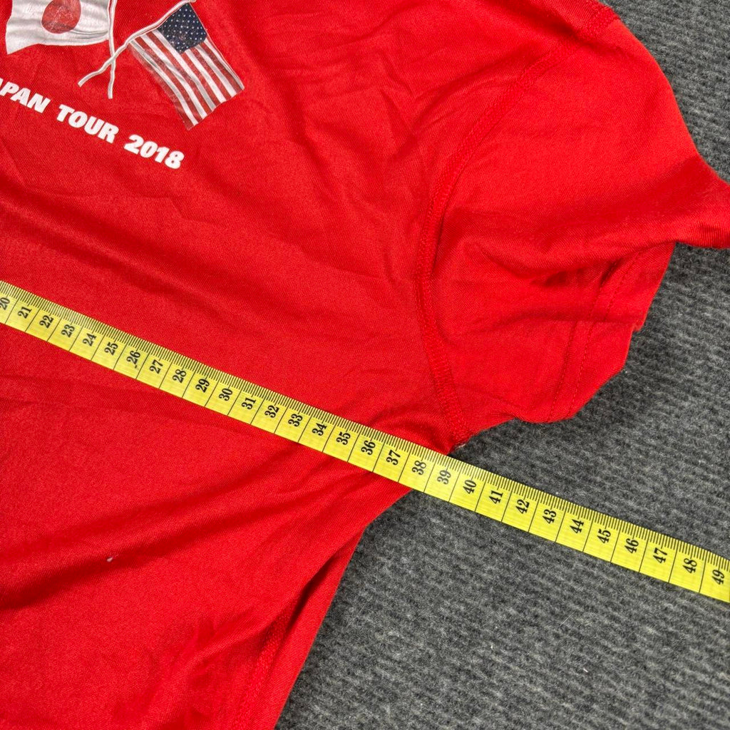 Nike Dri-Fit Tennis Top Women's XS Red White Activewear Japanese Stock