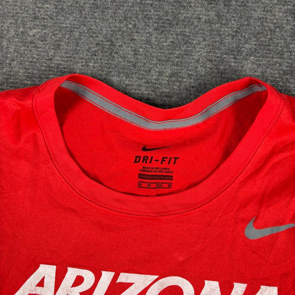 Nike Dri-Fit Tennis Top Women's XS Red White Activewear Japanese Stock