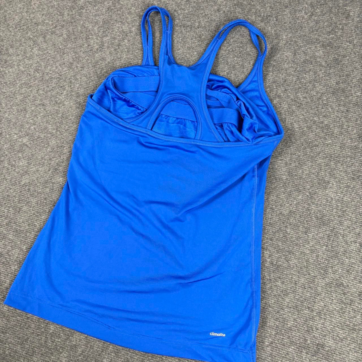 Adidas Climalite Racerback Top Women's Small Blue Activewear