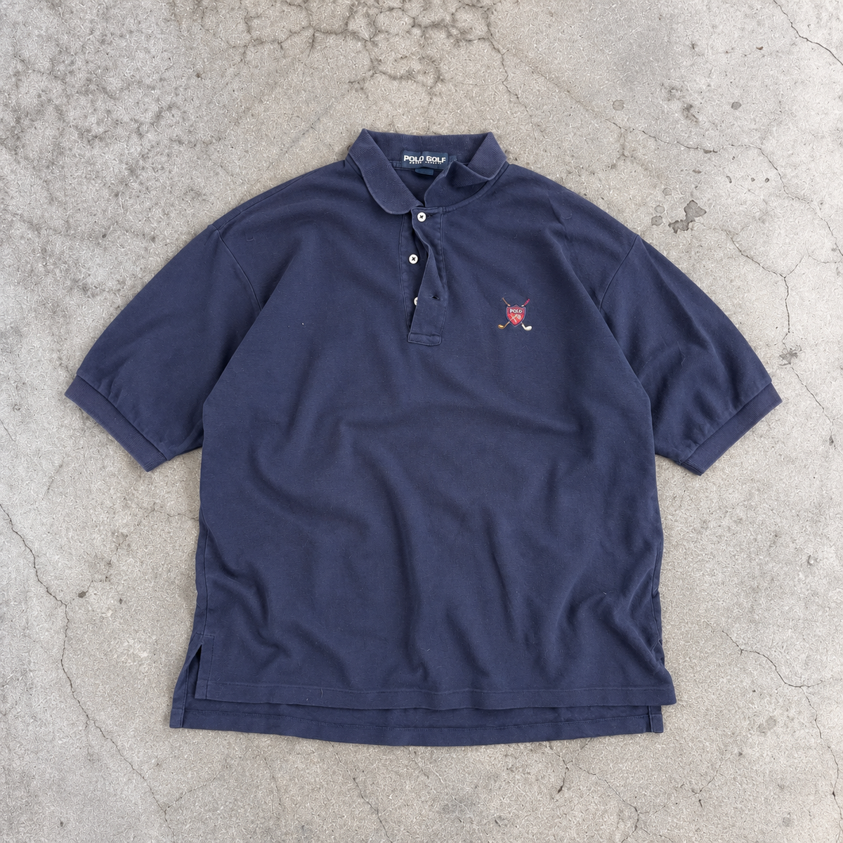 Vintage Polo Golf Ralph Lauren Polo Shirt Men's XL Navy Golf Core Top