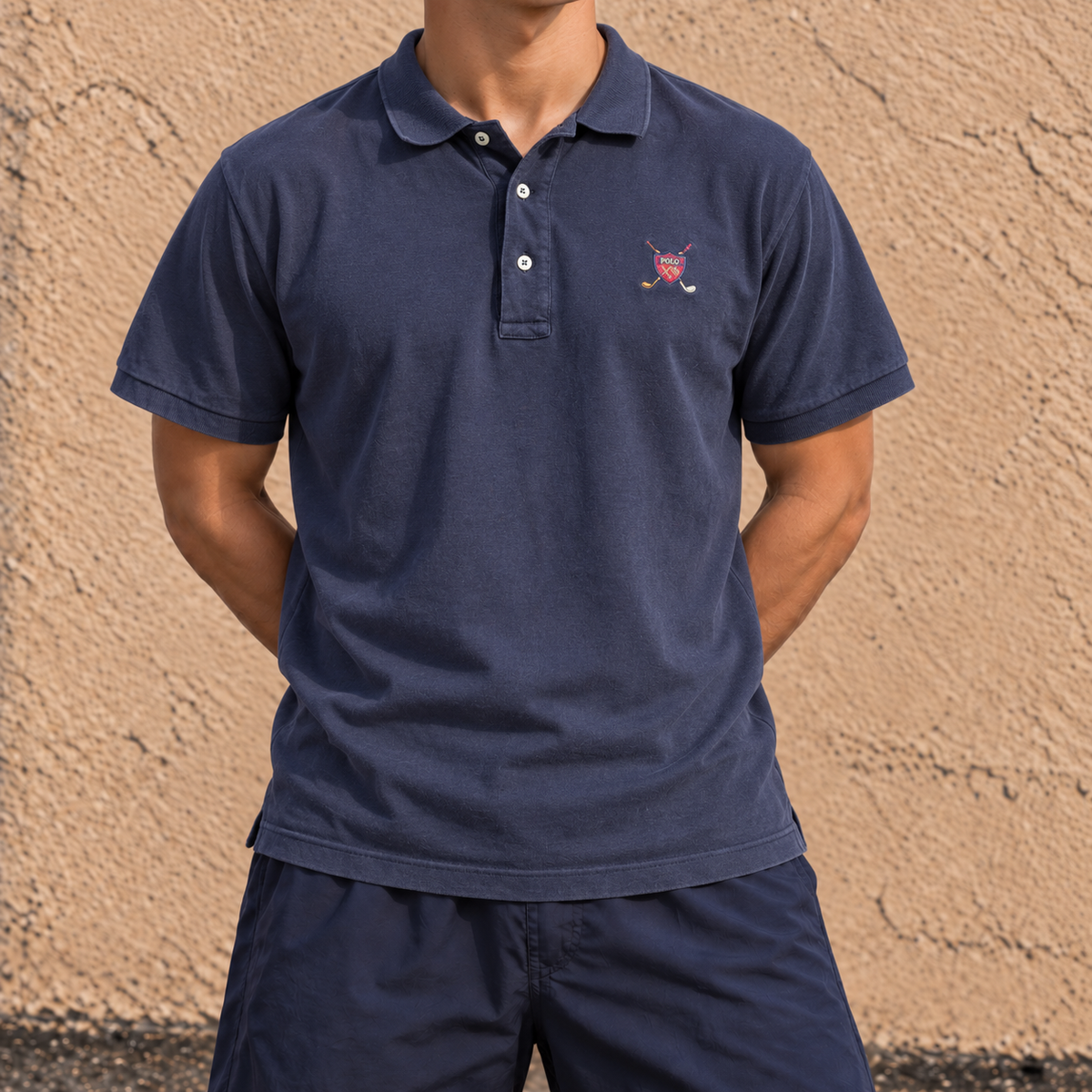 Vintage Polo Golf Ralph Lauren Polo Shirt Men's XL Navy Golf Core Top