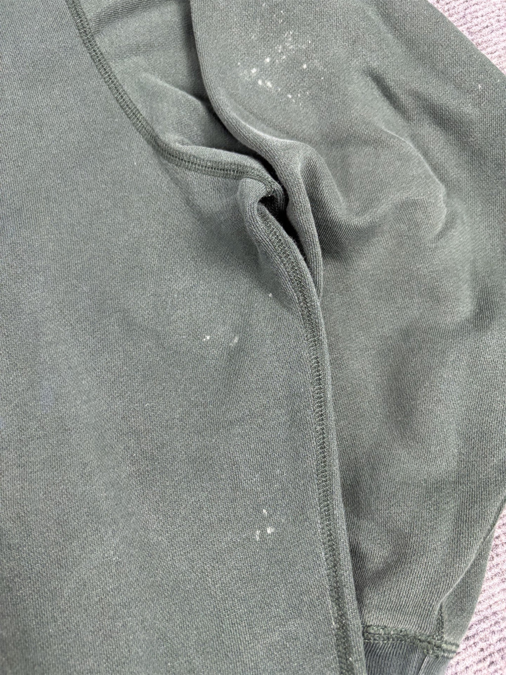 Vintage 90's Ralph Lauren Jumper Men's XL Green Faded Red Small Pony Boxy Crew Neck