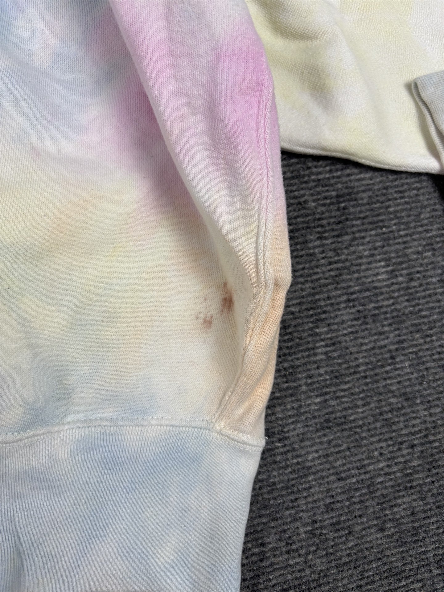 Ralph Lauren Hoodie Women's XL Tie Dye Blue Small Pony Jumper Sweatshirt