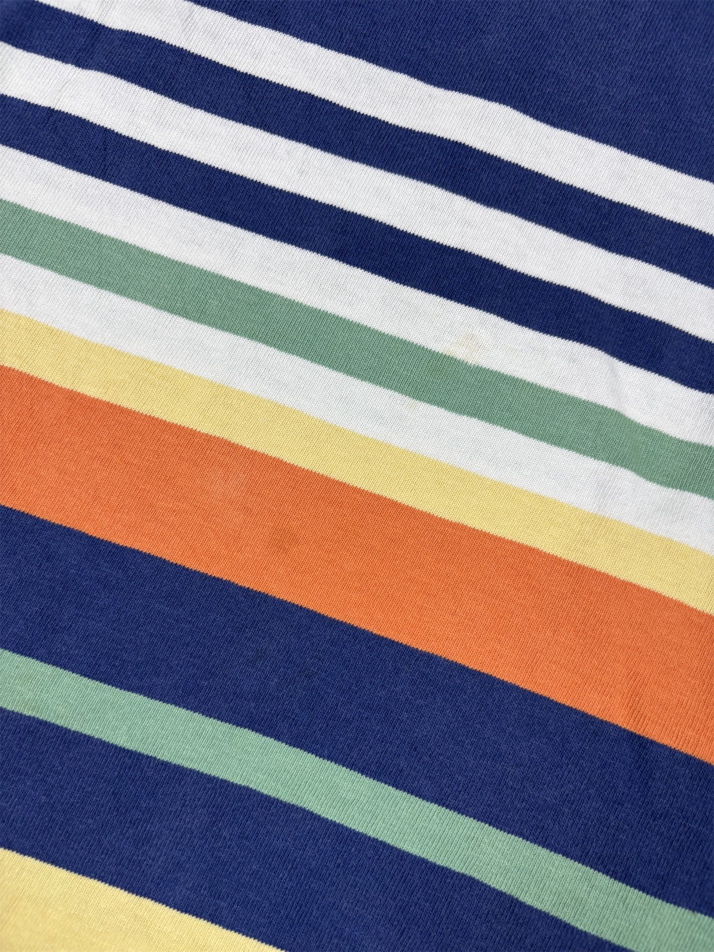 Vintage 90's Ralph Lauren Rugby Polo Men's M Multicolour Striped Small Pony Jersey