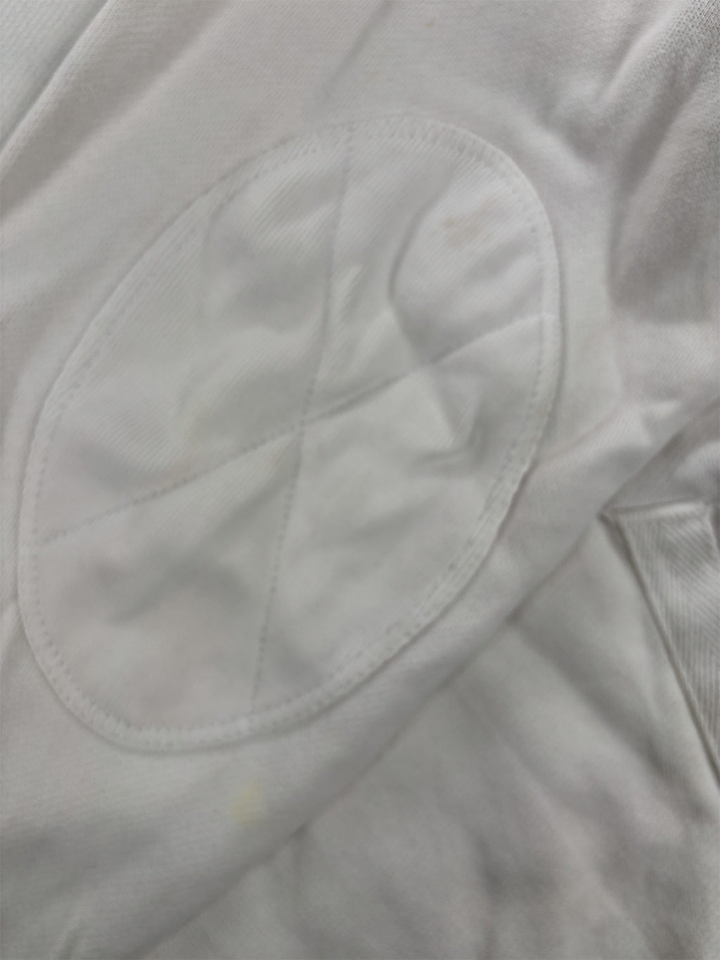 Vintage Men's 90's Ralph Lauren Rugby Hoodie M White Polo Badge Logo Jumper