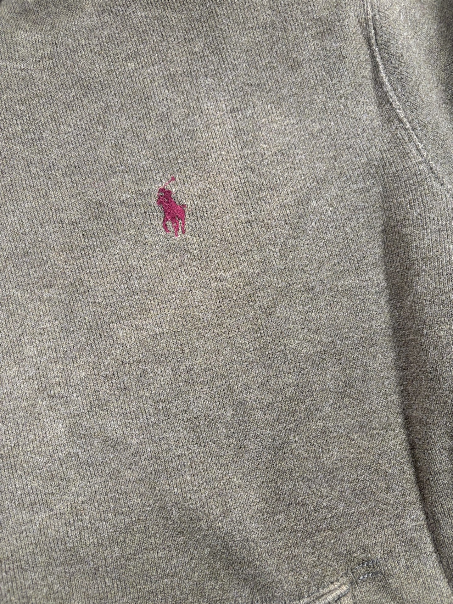 Vintage Men's 90's Ralph Lauren Hoodie M Green Red Small Pony Jumper
