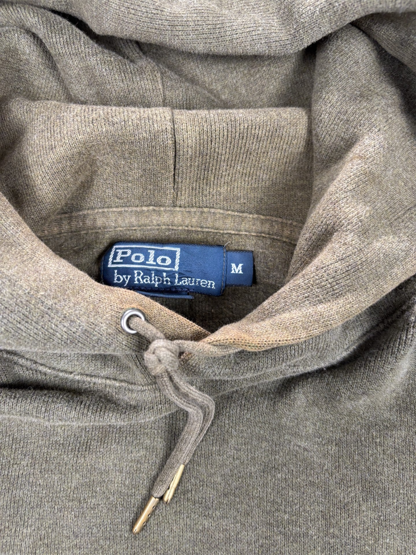 Vintage Men's 90's Ralph Lauren Hoodie M Green Red Small Pony Jumper