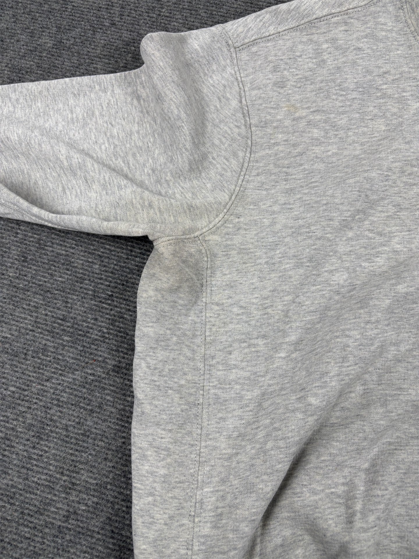 Men's  Ralph Lauren Jumper M Grey Blue Small Pony Jumper Sweatshirt Crew Neck