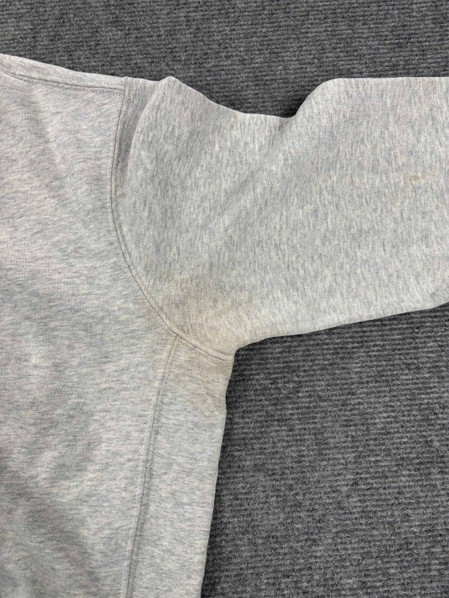 Men's  Ralph Lauren Jumper M Grey Blue Small Pony Jumper Sweatshirt Crew Neck