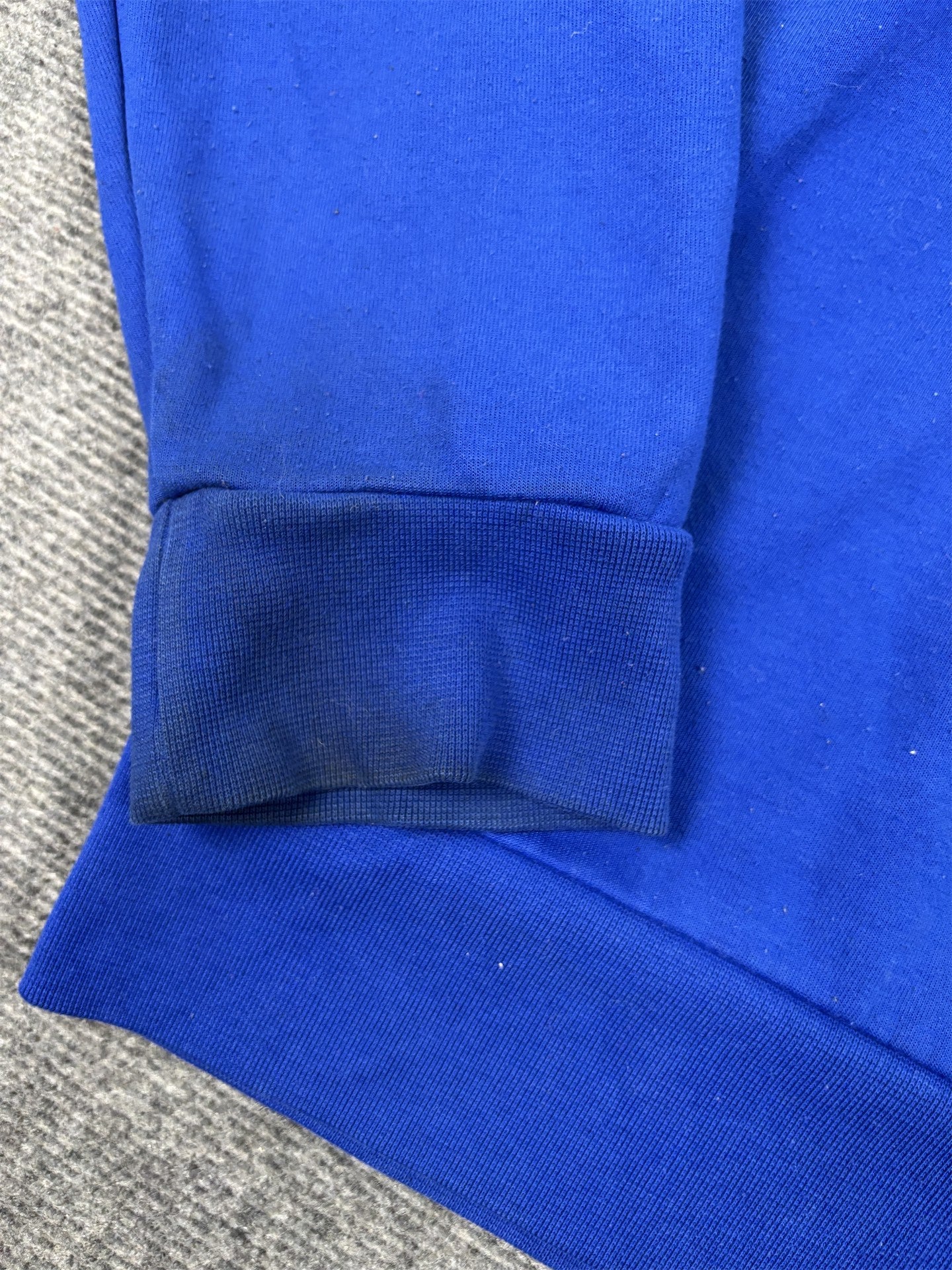 Men's  Ralph Lauren Jumper L Blue Large Badge Logo Sweatshirt Crew Neck