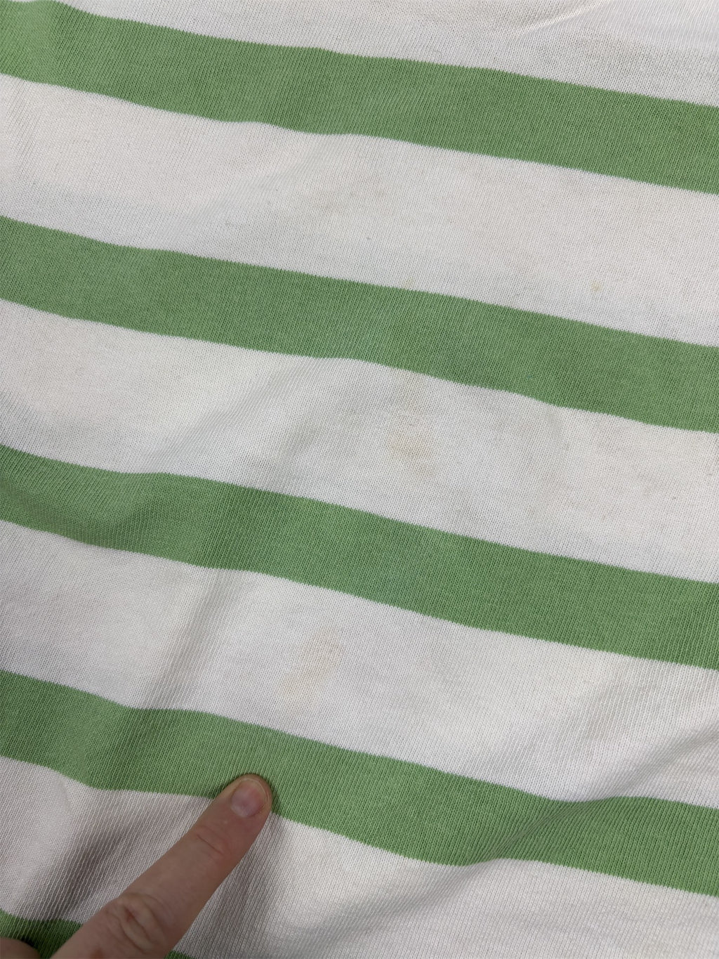 Vintage Men's 90's Ralph Lauren Polo XL Green White Stripe Small Colour Pony Shirt
