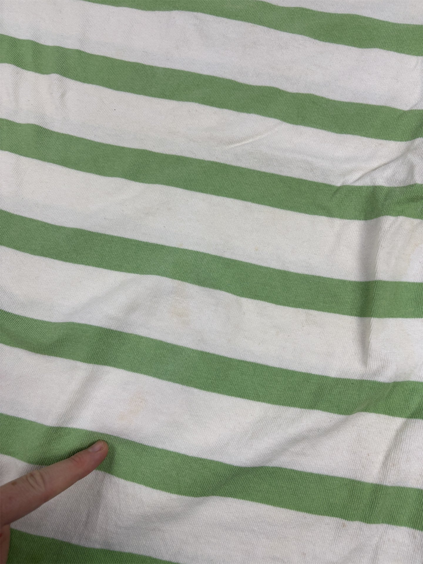 Vintage Men's 90's Ralph Lauren Polo XL Green White Stripe Small Colour Pony Shirt