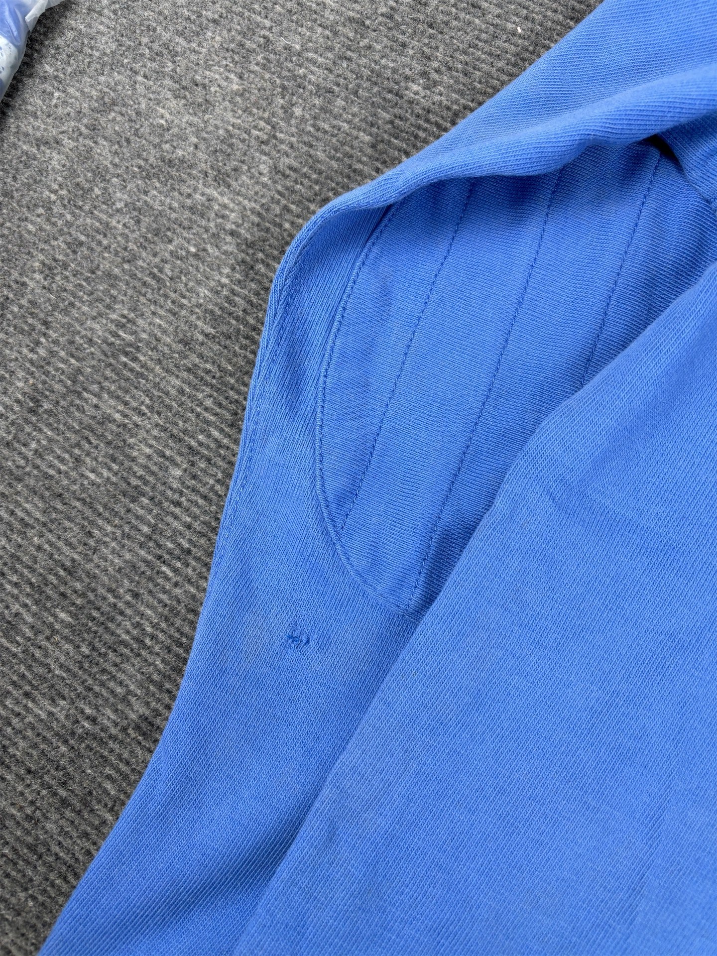 Vintage 90's Ralph Lauren Rugby Polo Men's L Blue Small Colour Pony Jersey Collared
