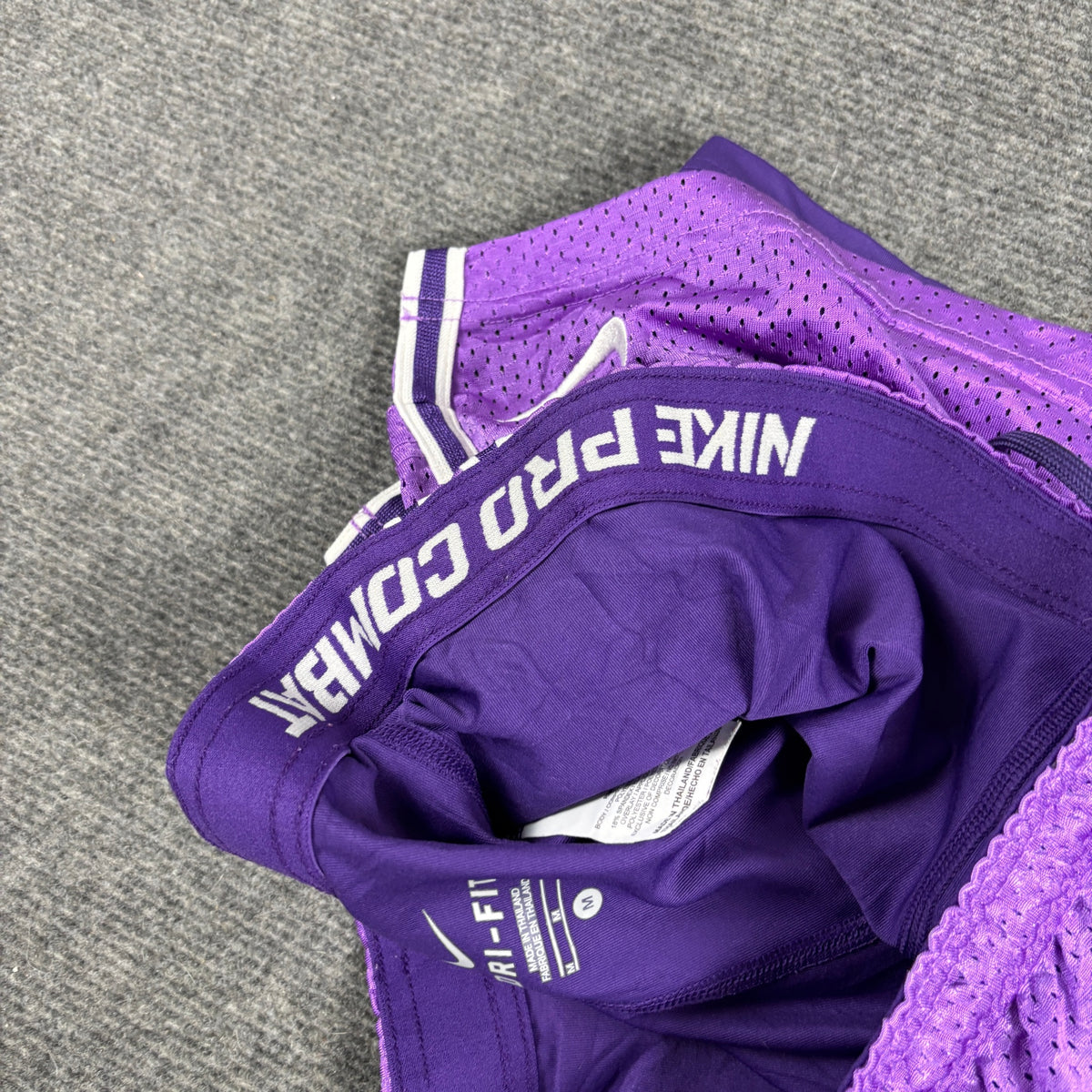 Nike Dri-Fit Mesh Shorts Purple Lined Pro Combat photo 5