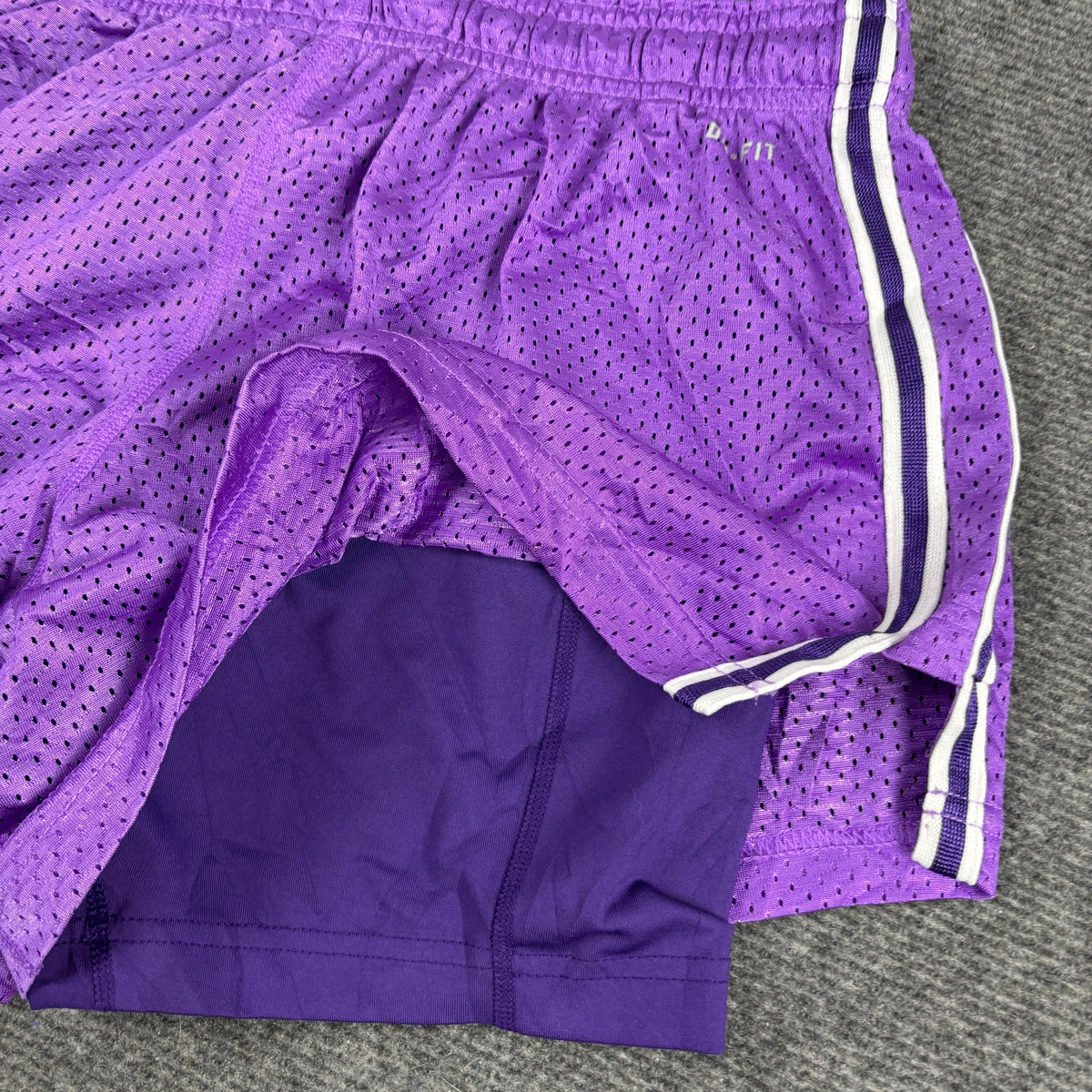 Nike Dri-Fit Mesh Shorts Purple Lined Pro Combat photo 6