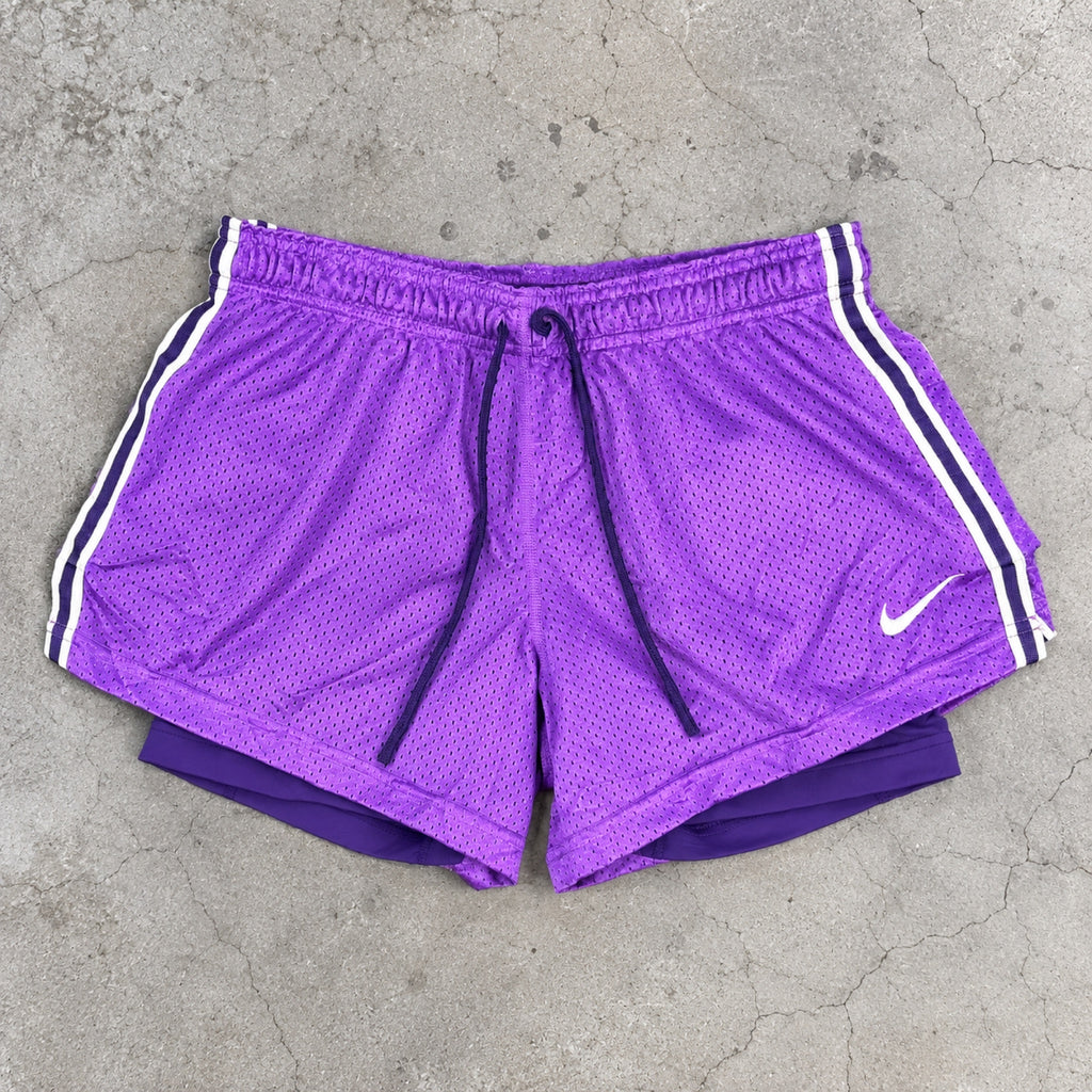 Nike Dri-Fit Mesh Shorts Purple Lined Pro Combat photo 1