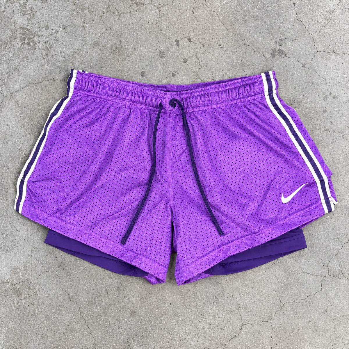 Nike Dri-Fit Mesh Shorts Purple Lined Pro Combat photo 1