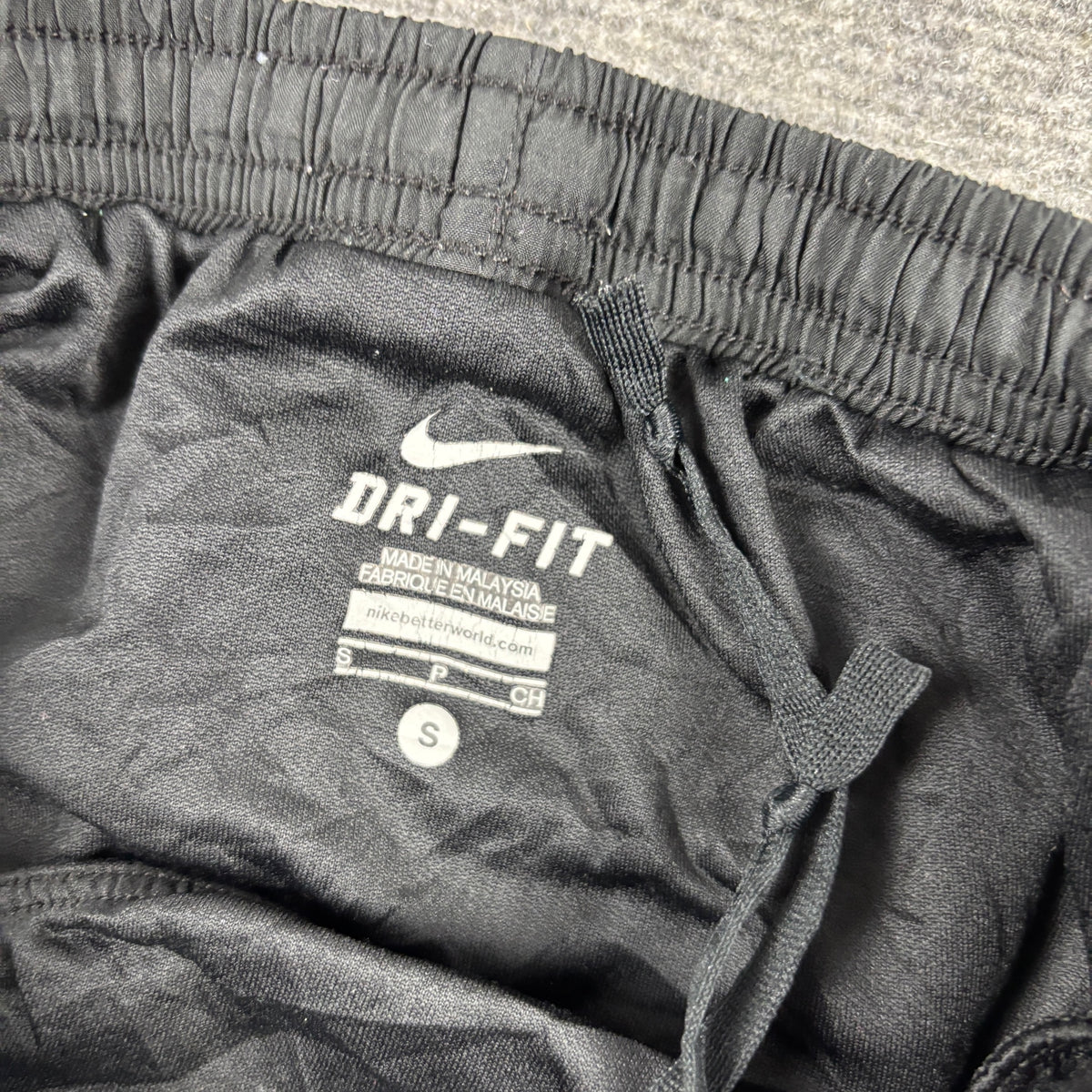 Nike Dri-Fit Tempo Running Shorts Black White Trim photo 3