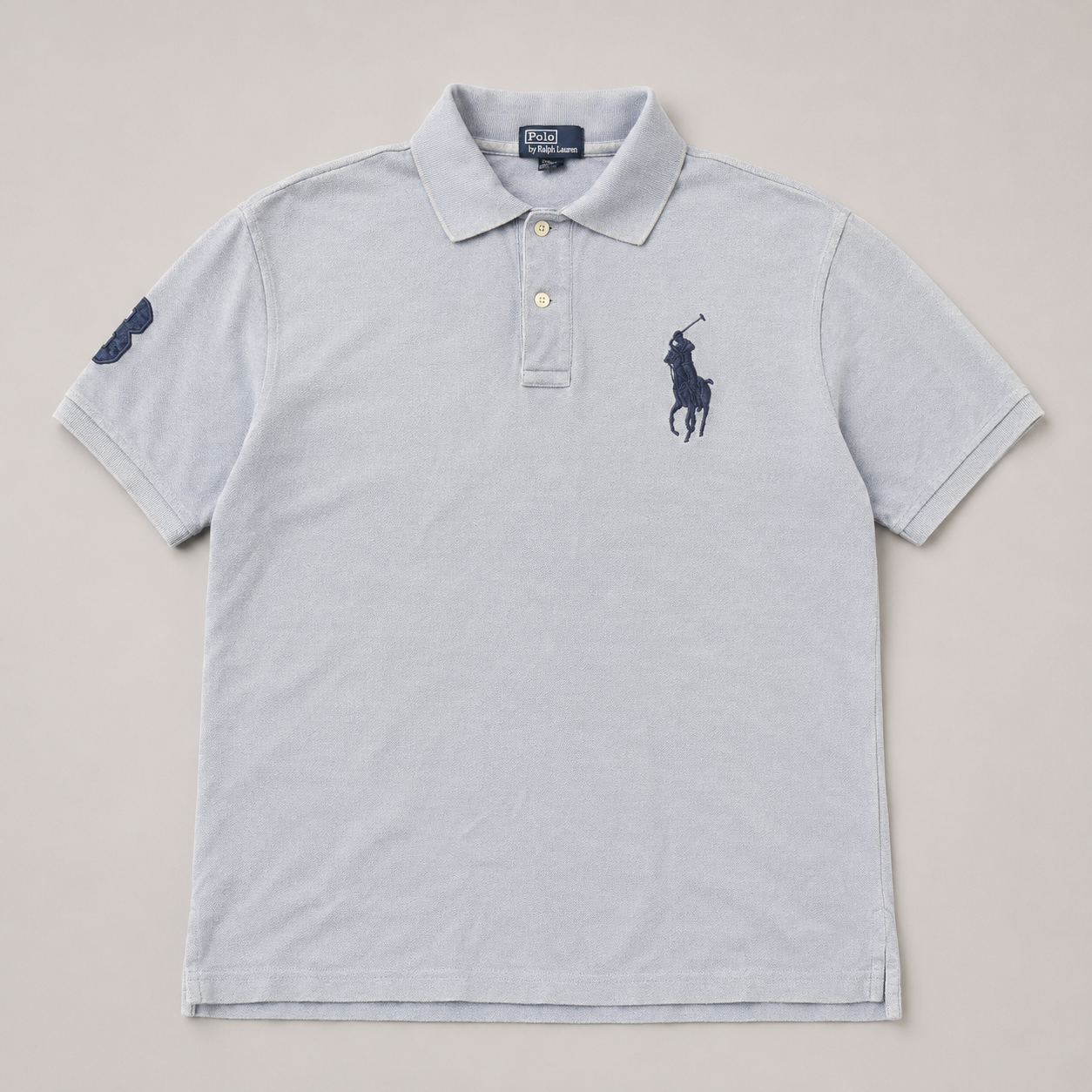 90s Polo Ralph Lauren Polo Shirt Women's L Purple Blue Large Pony