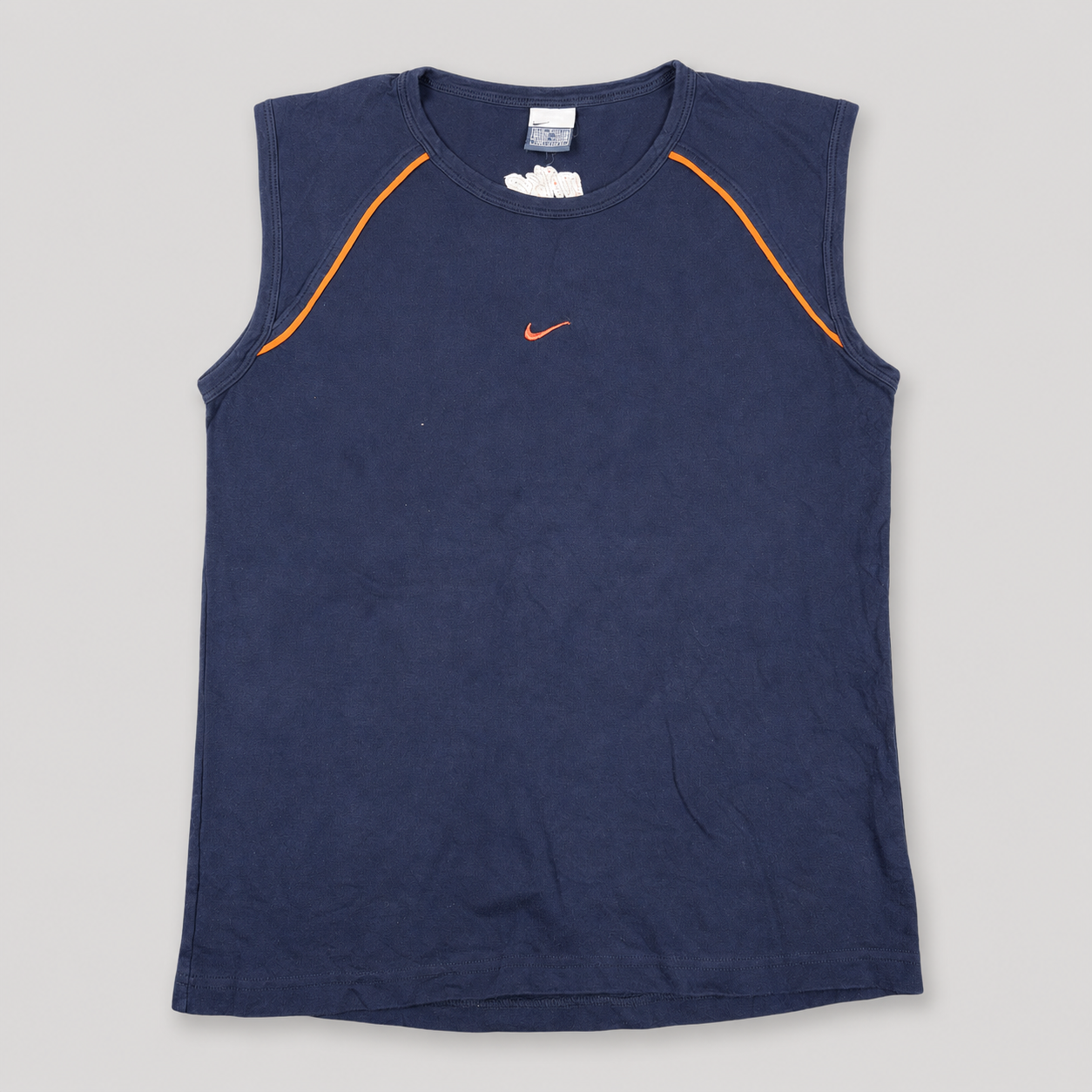 Vintage 00s Nike tank top women's small activewear singlet spell out logo