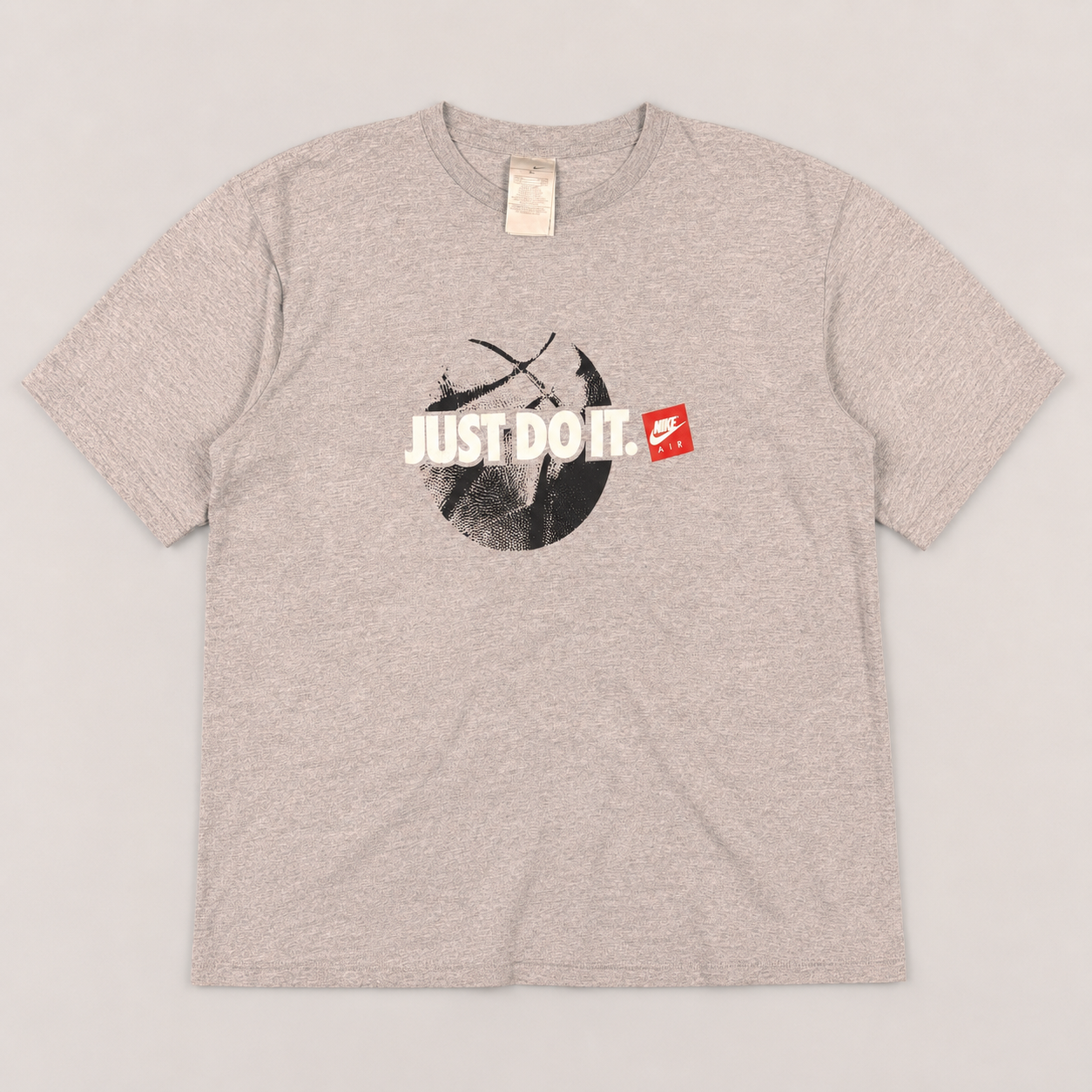 Vintage Y2K Nike Just Do It T-Shirt Men’s XL Grey Basketball Nike Air Crew Neck