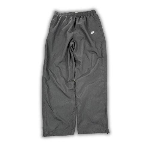 Vintage Y2K Nike Track Pants Men's L Black White Swoosh Classic Joggers