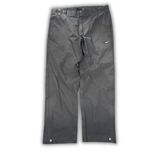 Vintage Y2K Nike Golf Track Pants Men's M Black Waterproof Storm-Fit Trousers