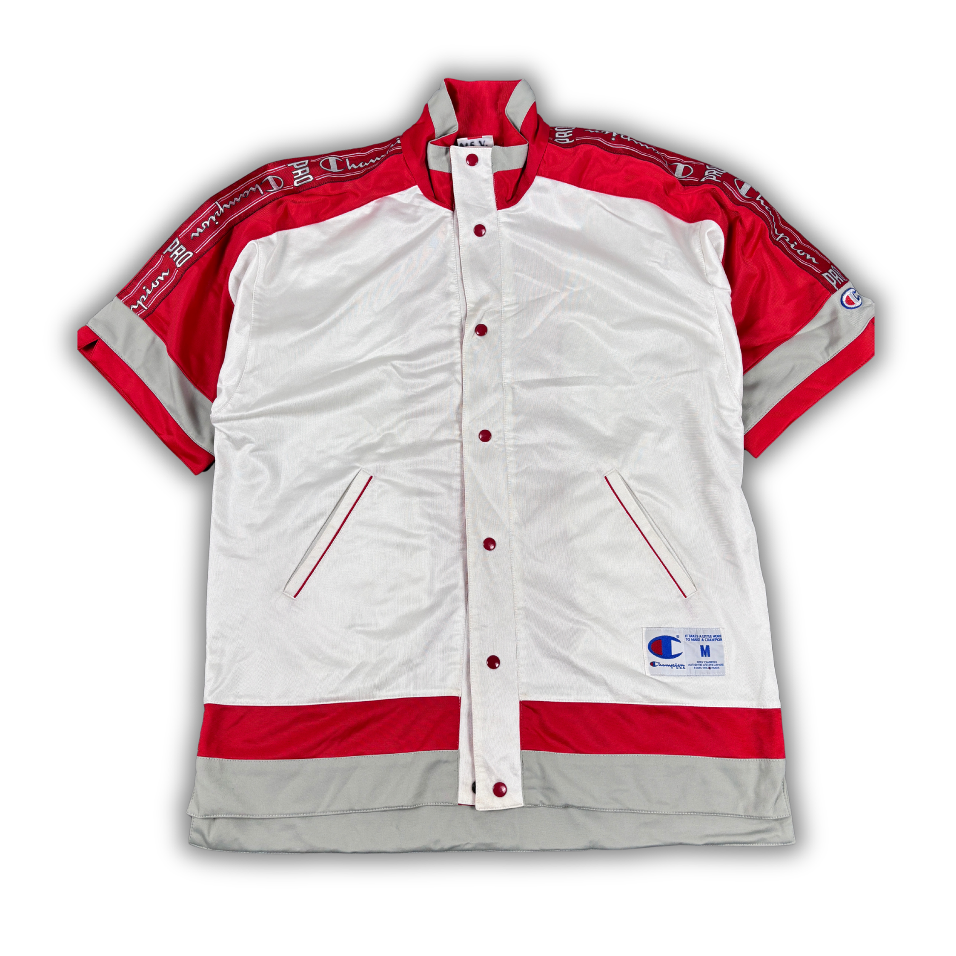 Vintage 90s Champion Pro Warm Up Jersey Men's M Oversized
