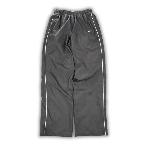 Vintage Y2K Nike Track Pants Men's M Black Double Piping Swoosh Joggers