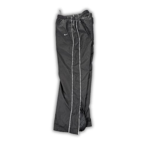Vintage Y2K Nike Track Pants Men's M Black Double Piping Swoosh Joggers
