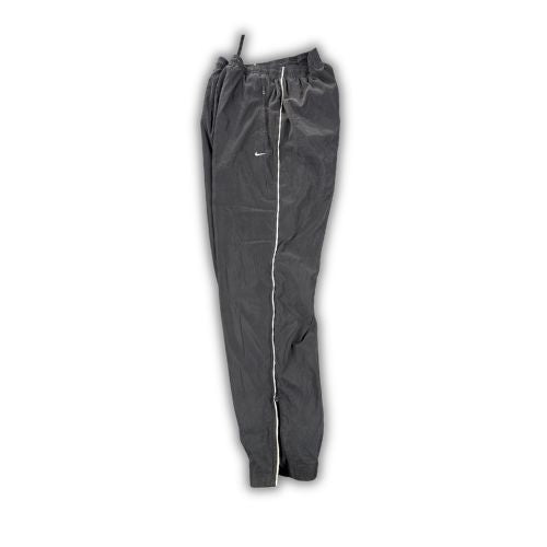 Vintage Y2K Nike Court Track Pants Men's M Black White Piping Swoosh Cuffed Joggers